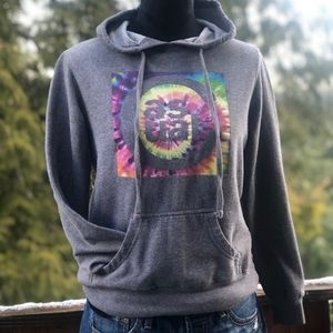 Gray and the dye hoodie